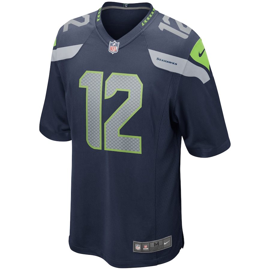 12s Seattle Seahawks Game Jersey - College Navy